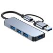 HUB USB/USB-C A 4 USB 3.0