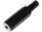 JACK 3.5 STEREO PLASTICO A CABLE