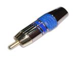 RCA PLUG GOLD HI-Q /8MM AZUL