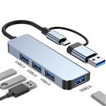 HUB USB/USB-C A 4 USB 3.0