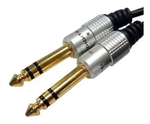 CABLE PLUG 6.3 STEREO M/M 2M HQ PURESONIC