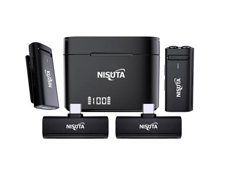 SET 2 MICROFNOS INALAMBRICOS USB-C MICW4 NISAUTA