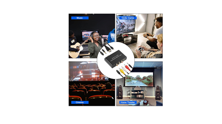 EXTRACTOR AUDIO HDMI C/ARC + DAC  DIGITAL/ANALOG.