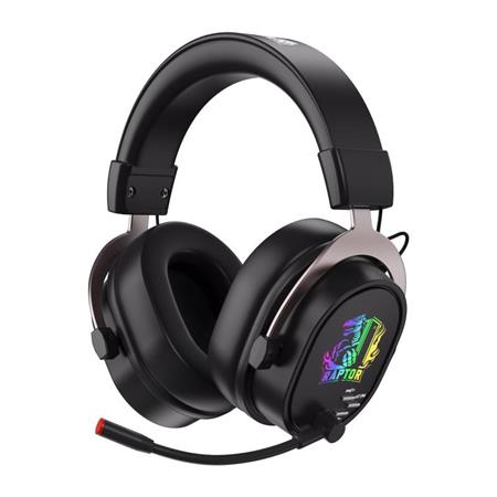 AURICULAR C/MIC GAMER INALAMBRICO 7.1 RAPTOR RGB