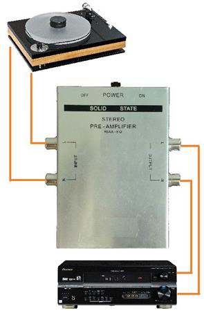 PRE AMPLIFICADOR PHONO  9V  A-1099