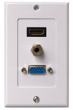 FACE PLATE HDMI+VGA+AUDIO PURESONIC 164R