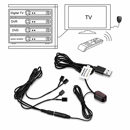 KIT REPETIDOR IR TX/RX X 4IR A1216B