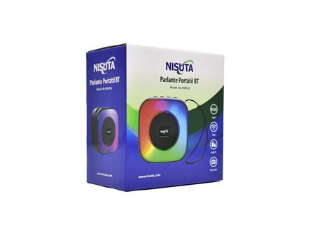PARLANTE NSPA33 BLUETOOTH NISUTA RGB