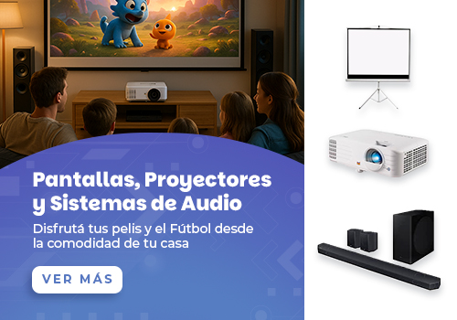 Pantallas, Proyectores y Audio | Mobile
